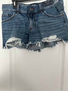 Hollister Women's Distressed Denim Cutoff Shorts (NWT)